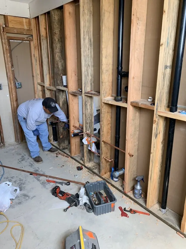 Commercial rough-in plumbing for Gas Line Repair in Rotherwood